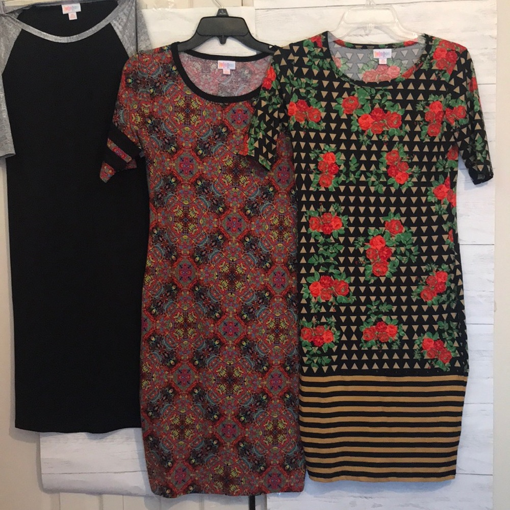 3 lulaRoe USED dresses